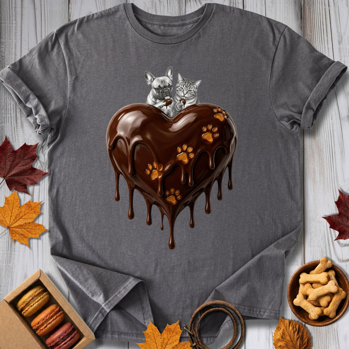 Chocolate Heart Tee - Pawtisserie - variant