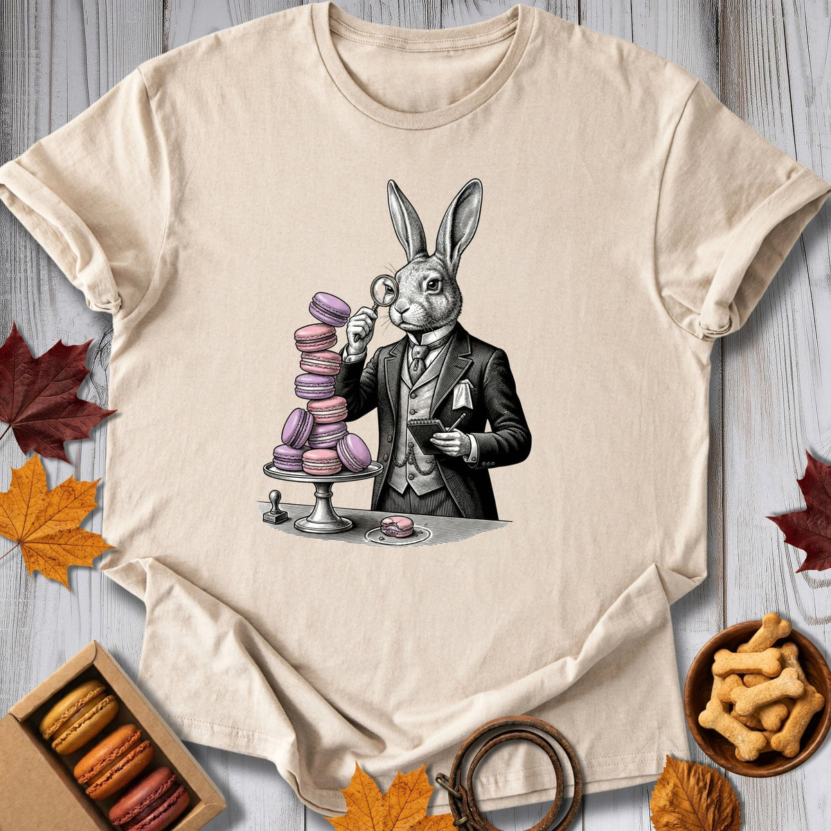 The Macaron Inspector Tee - Pawtisserie - variant