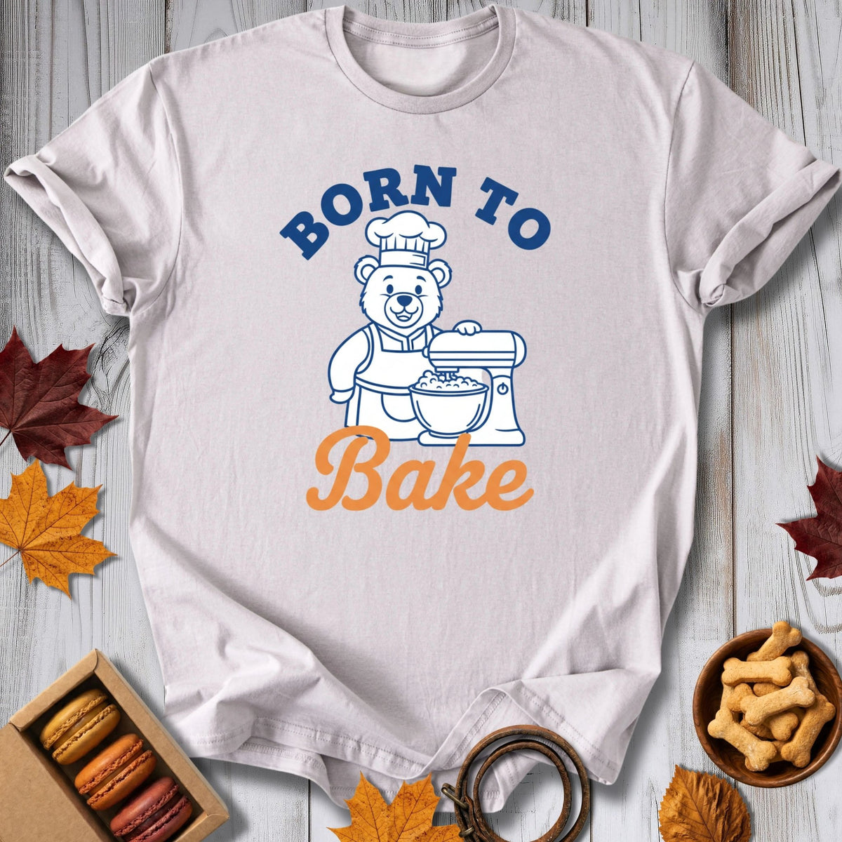 Born To Bake Tee - Pawtisserie - variant
