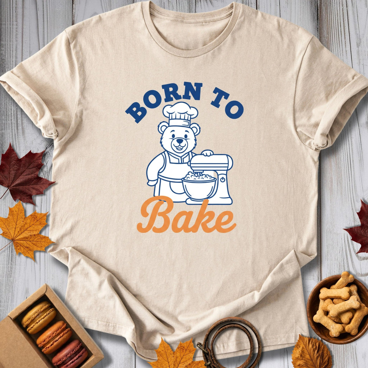 Born To Bake Tee - Pawtisserie - variant