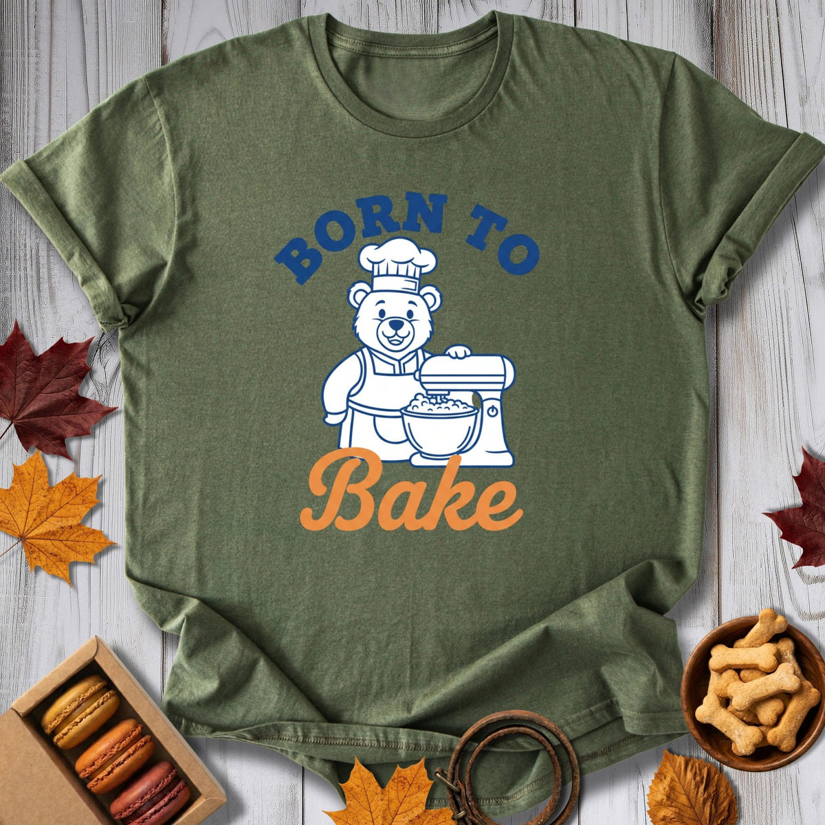 Born To Bake Tee - Pawtisserie - variant