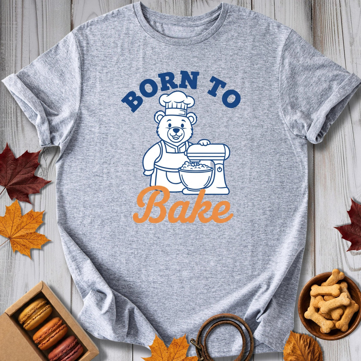 Born To Bake Tee - Pawtisserie - variant