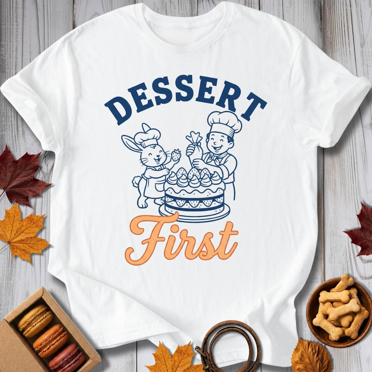 Dessert First Tee - Pawtisserie - variant