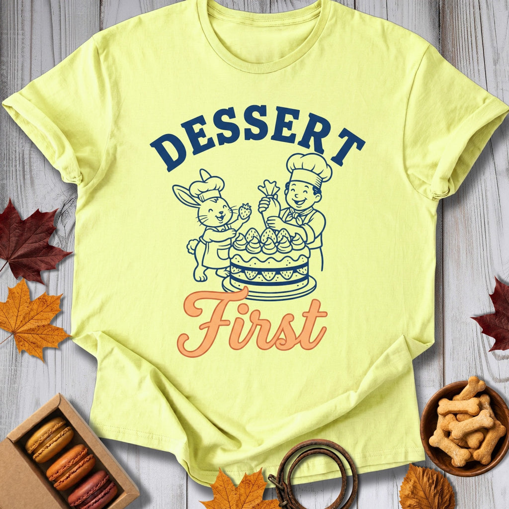 Dessert First Tee - Pawtisserie - variant