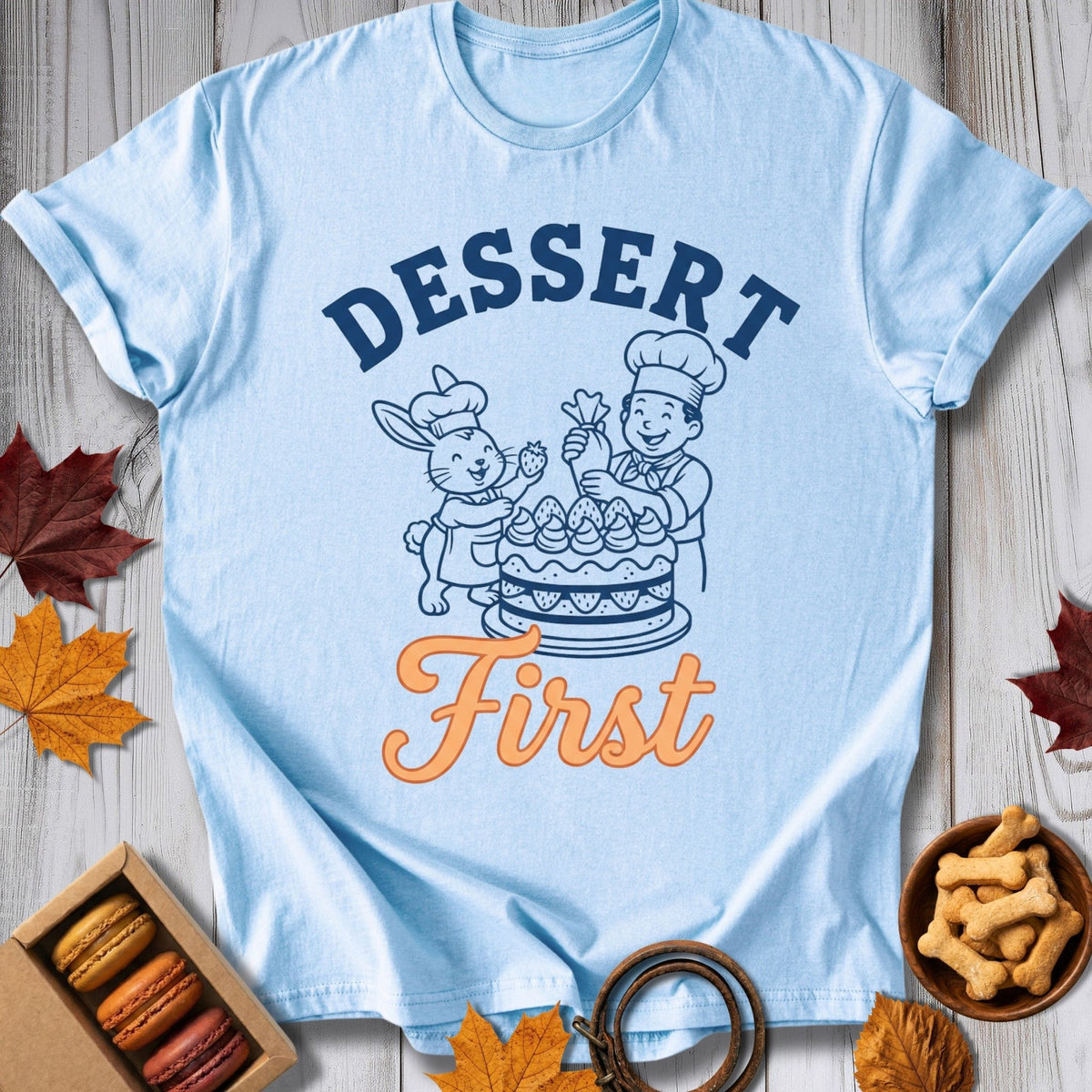 Dessert First Tee - Pawtisserie - variant