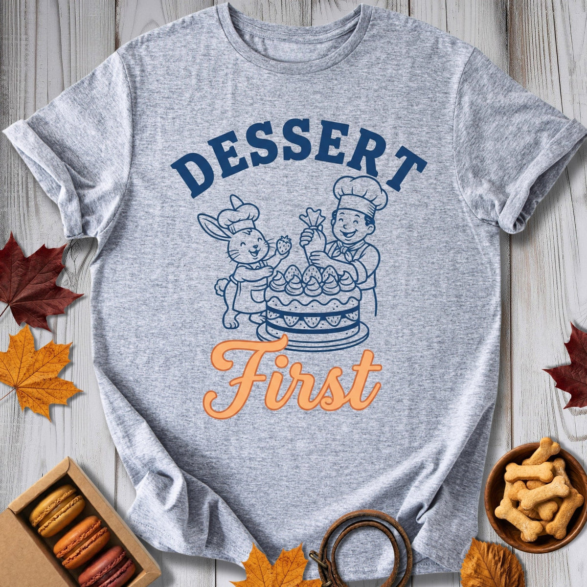 Dessert First Tee - Pawtisserie - variant