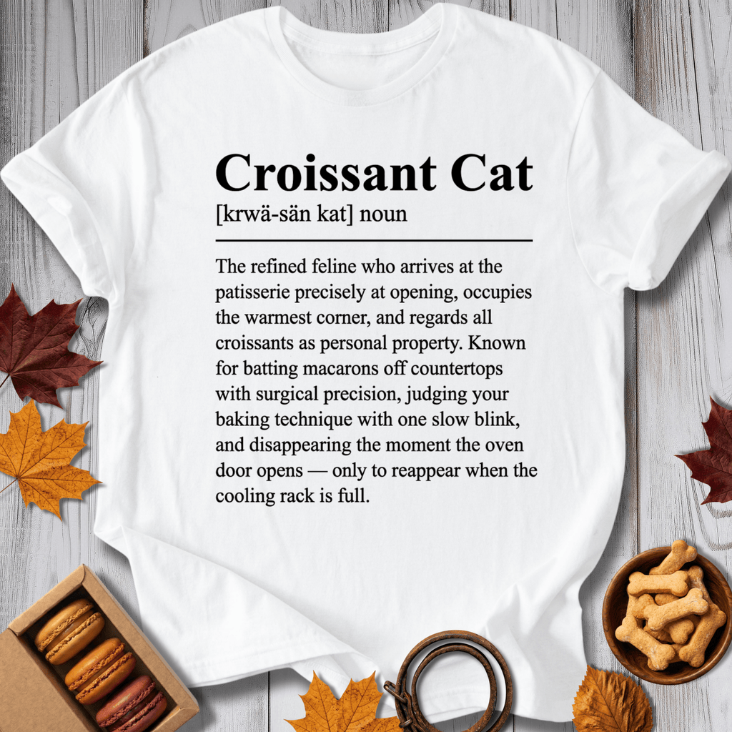 Croissant Cat Tee - Pawtisserie - variant