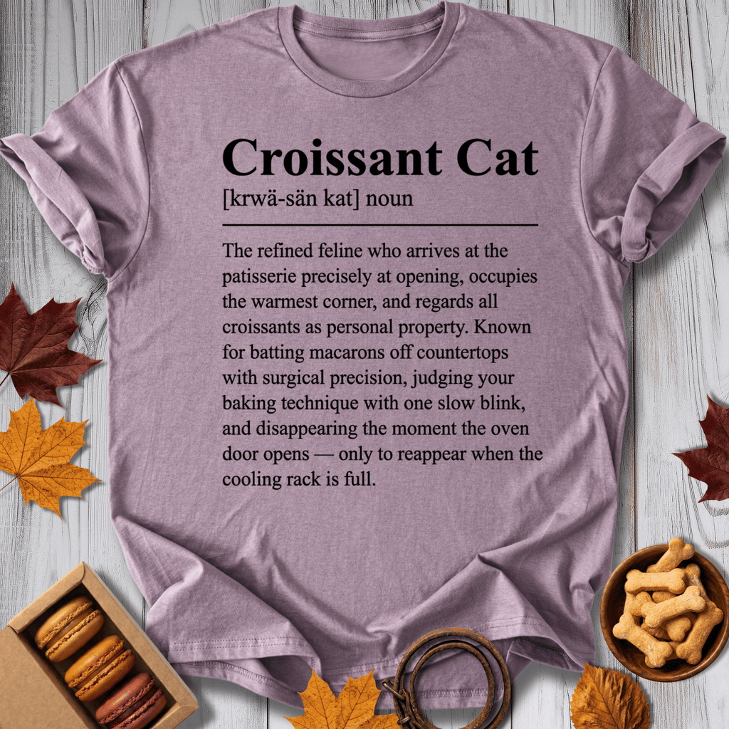 Croissant Cat Tee - Pawtisserie - variant