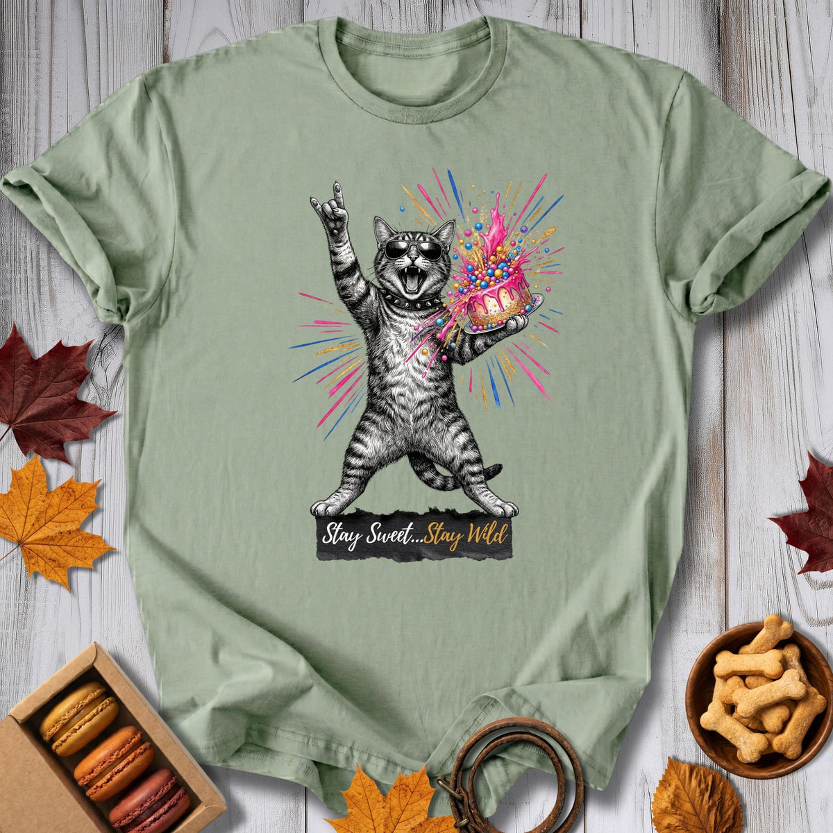 Stay Sweet, Stay Wild Tee - Pawtisserie - variant