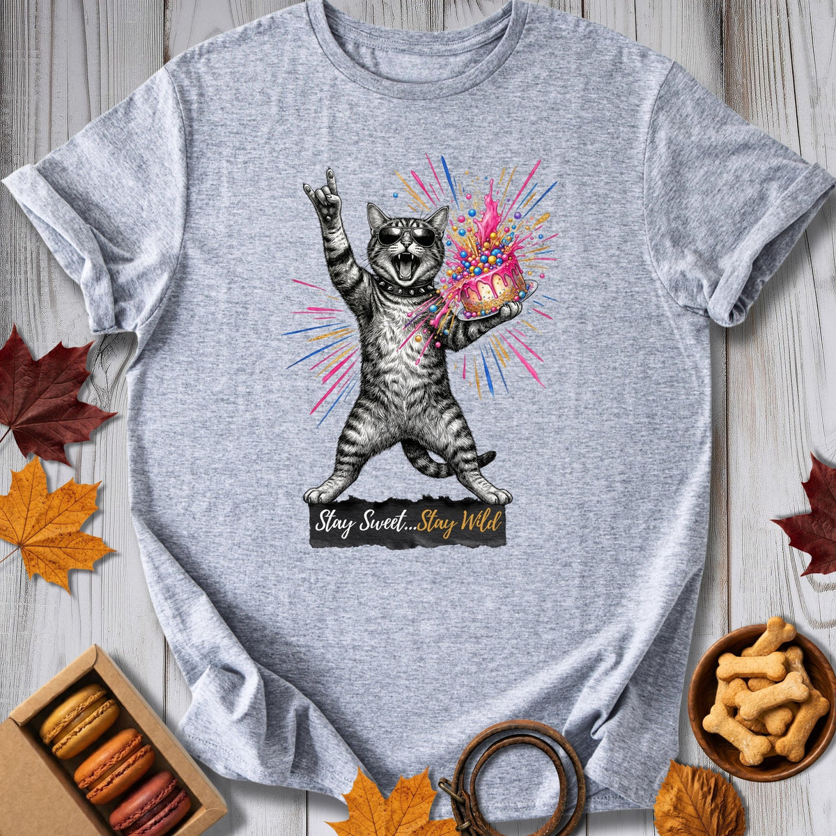 Stay Sweet, Stay Wild Tee - Pawtisserie - variant